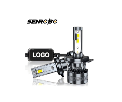 R10 LED Headlight Bulbs | 6000LM 6000K H7 H4 Kit