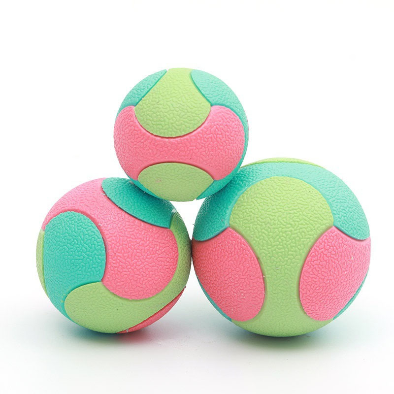 Multi-color elastic ball