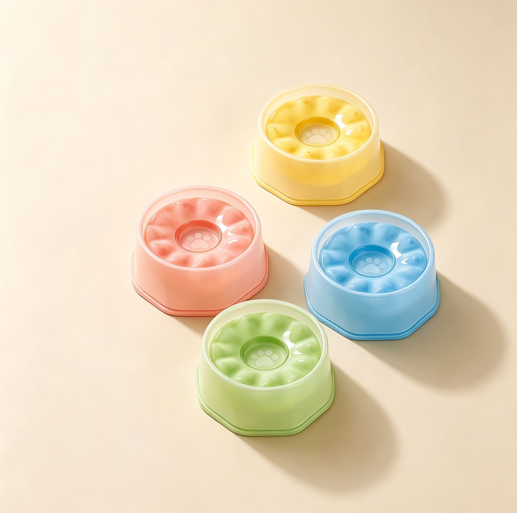 Anti-spill Floating Pet Water Bowl