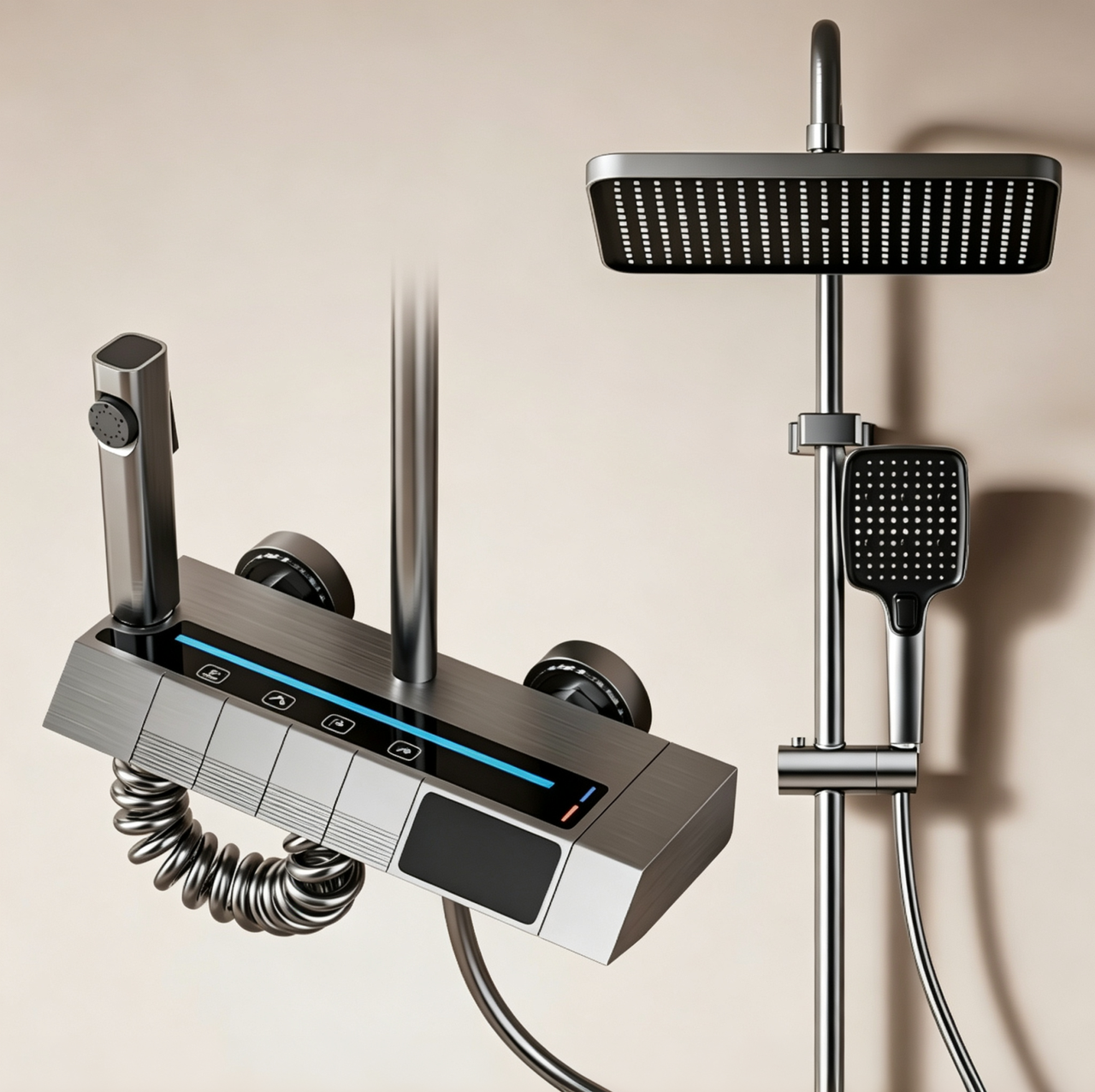 Shower set 847 hot & cold versions