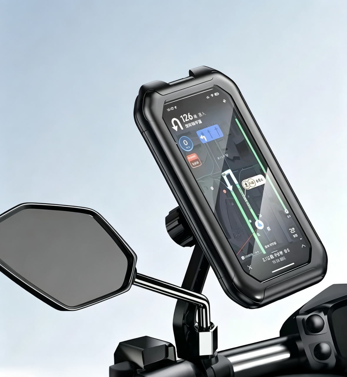 M3Rearview mirror with rain protection Model