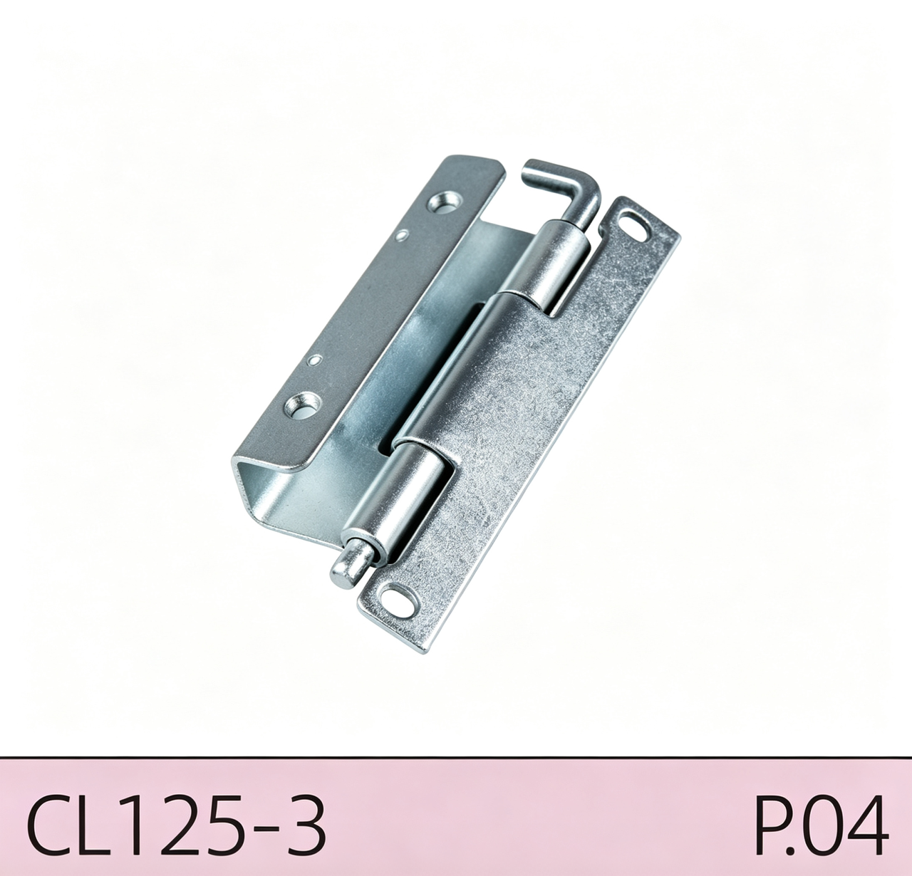 CL125-3 110 Degree Zinc Plated Cabinet Hinge - Removable Design